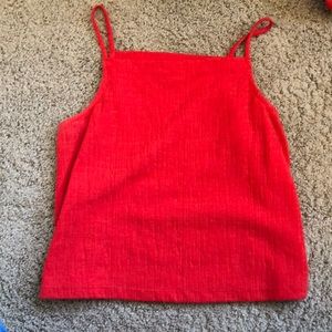 Texture and Thread Apron Tank